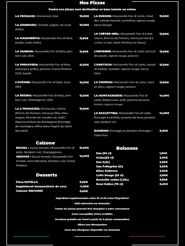 Menu_Pizza Casa Napoli Ussel_Ussel_image_1