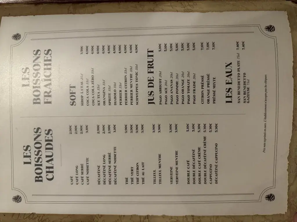 Menu_La Pomme de Pin_Ramatuelle_immagine_1