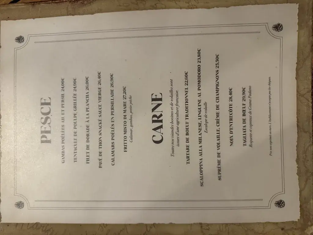 Menu_La Pomme de Pin_Ramatuelle_immagine_4