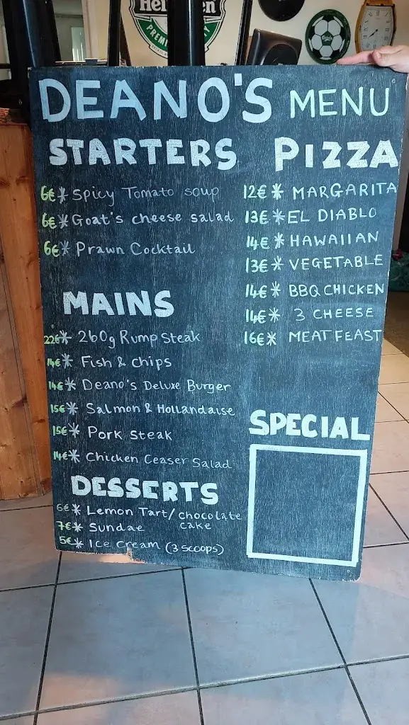 Menu_Deano's bar & grill_Forges_image_4