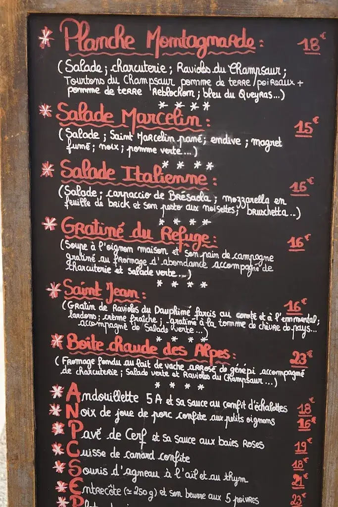 Menu_Refuge Napoléon Vars_Vars_image_3