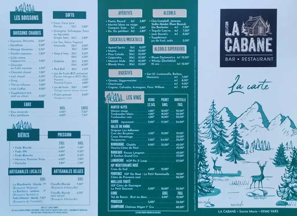 Menu_La Cabane_Vars_image_1