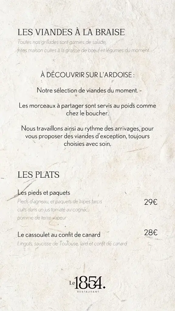 Menu_Le 1854 restaurant_Vars_image_2