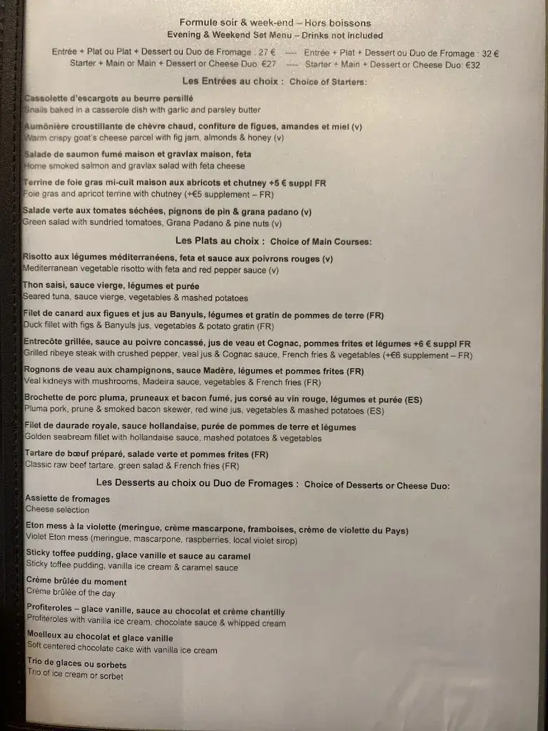 Menu_Auberge du Clos des Pins_Roquefort-les-Pins_image_1