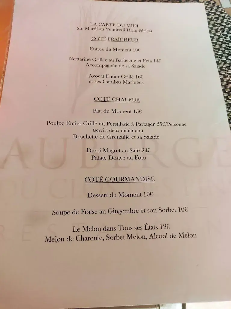 Menu_Auberge du Clos des Pins_Roquefort-les-Pins_image_3