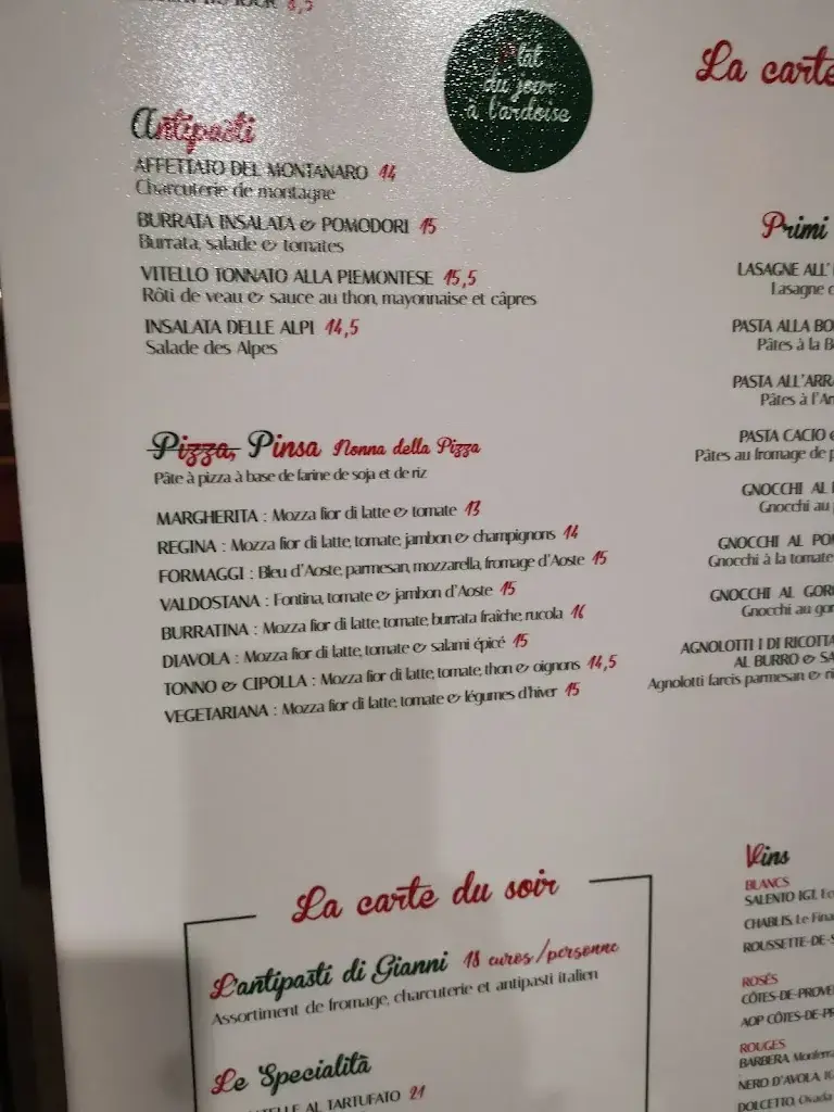 Menu_Le Loy's_Vars_image_1