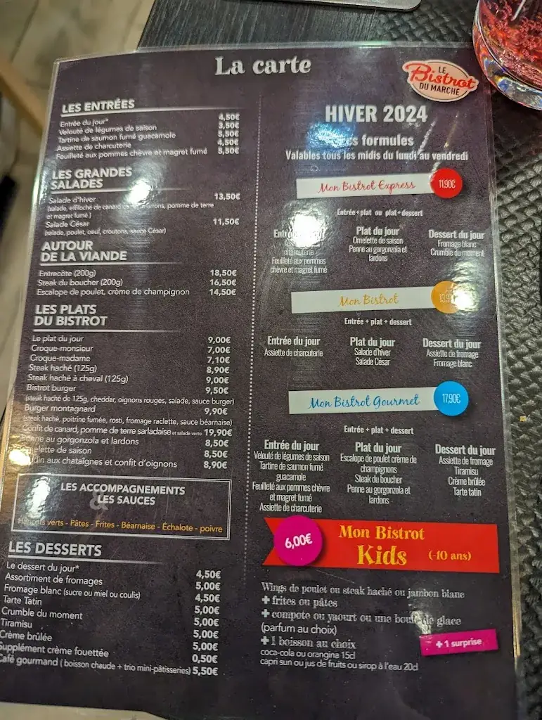 Menu_Bistrot du marché Uzerche_Uzerche_image_1