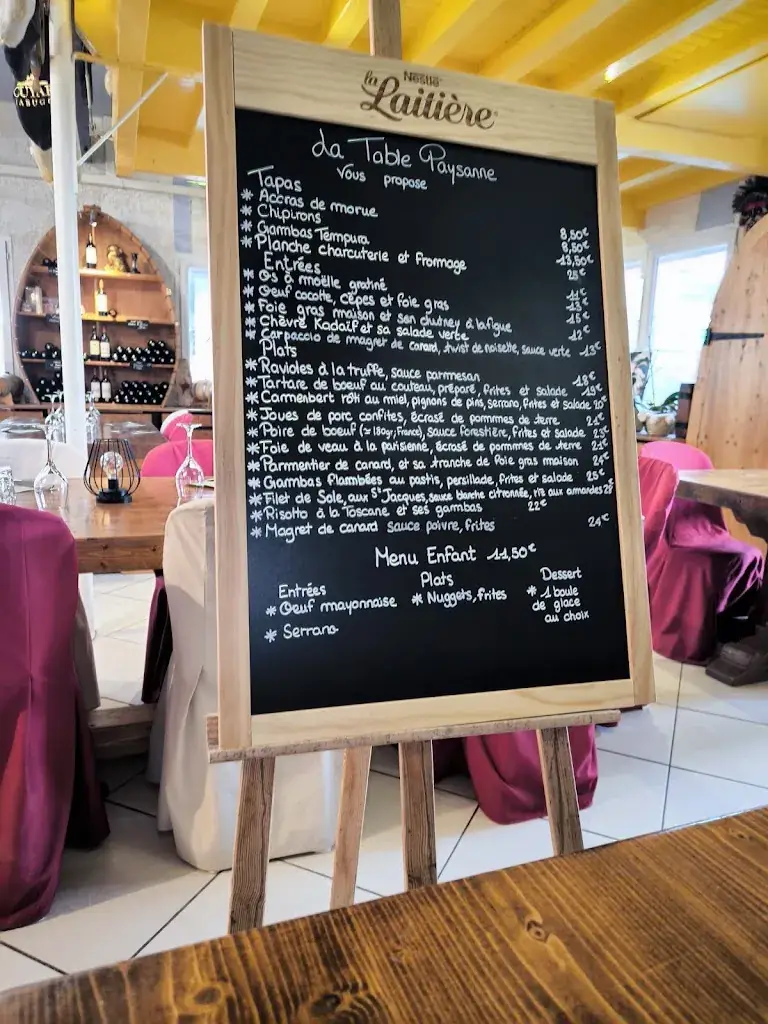 Menu_La Table Paysanne_Vendays-Montalivet_image_1