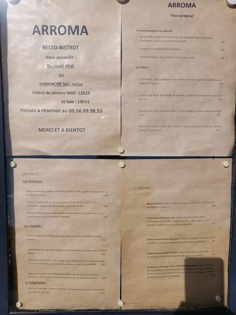 Menu_ARROMA Resto-Bistrot_Vendays-Montalivet_image_2