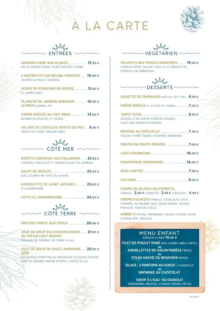 Menu_La Part des Anges_Vendays-Montalivet_image_1