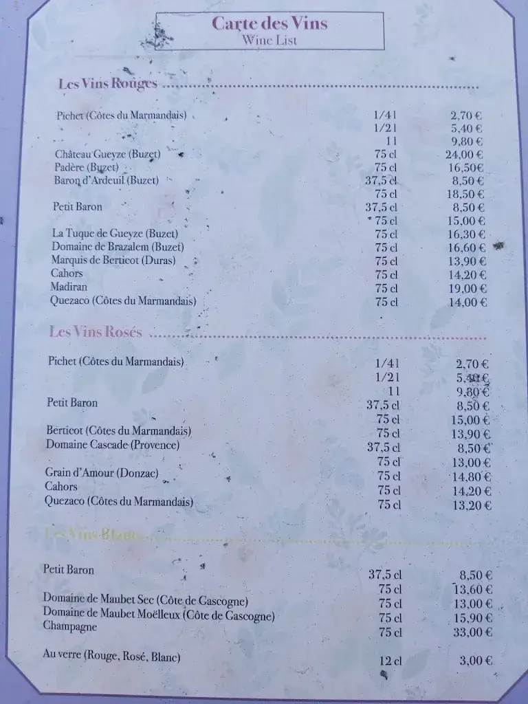 Menu_Café des Marronniers_Vianne_image_2