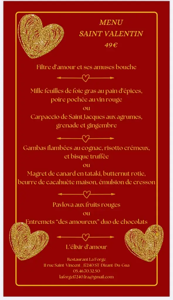 Menu_La Forge_Saint-Dizant-du-Gua_immagine_1