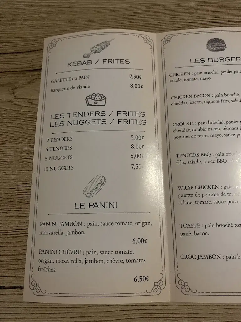 Menu_Chez SEB Kebab et burger_Vergt_image_1