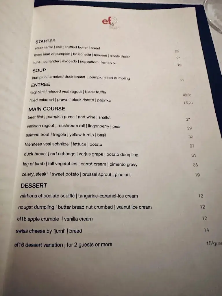 Menu_ef16 Restaurant Weinbar_Austria_image_3