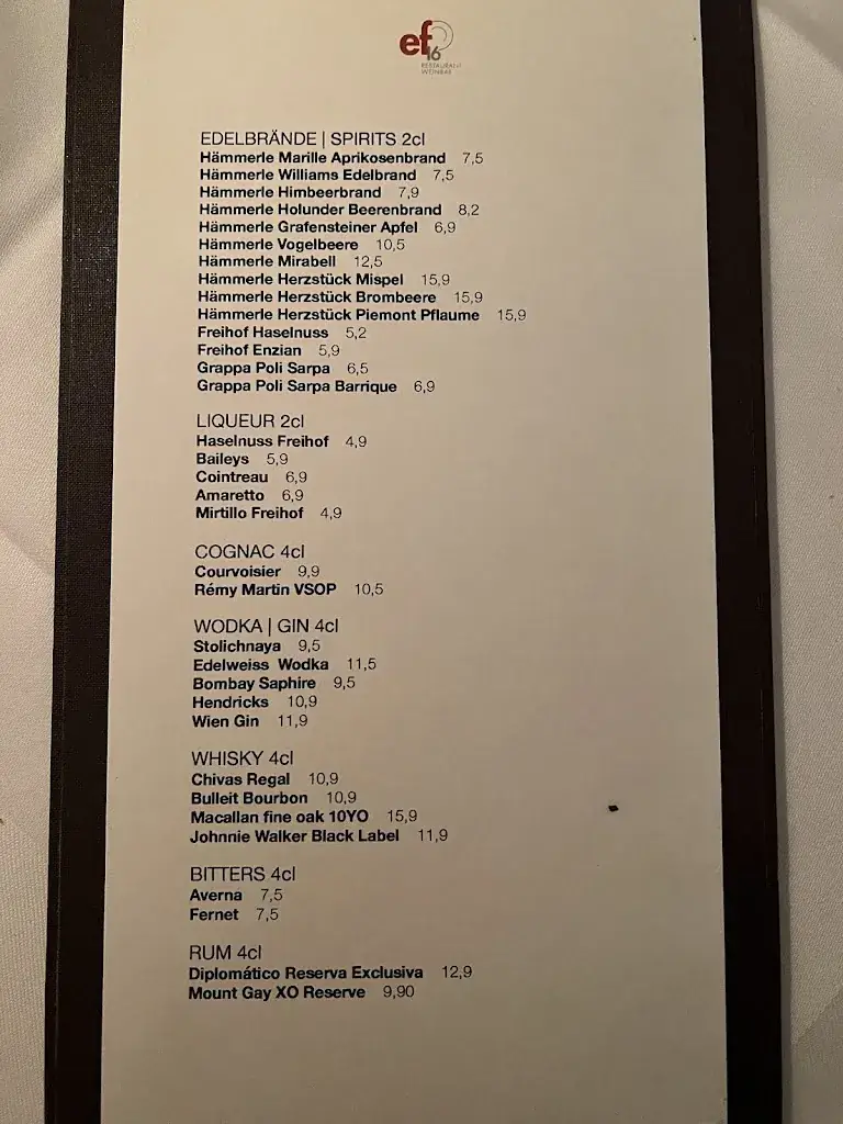 Menu_ef16 Restaurant Weinbar_Austria_image_4