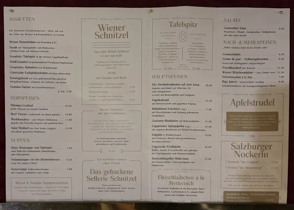 Menu_Restaurant Meissl & Schadn Wien_Austria_immagine_2