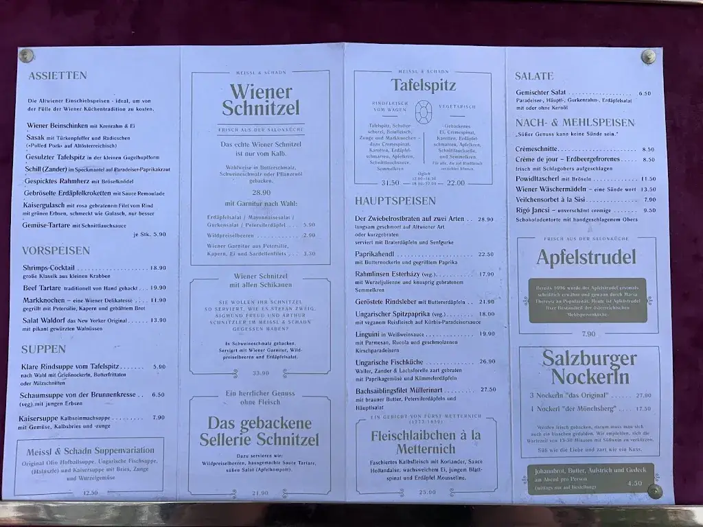 Menu_Restaurant Meissl & Schadn Wien_Austria_immagine_4