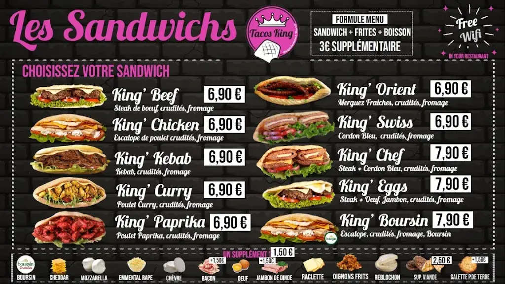 Menu_Tacos King Pont de Claix_Pont-de-Claix_image_1