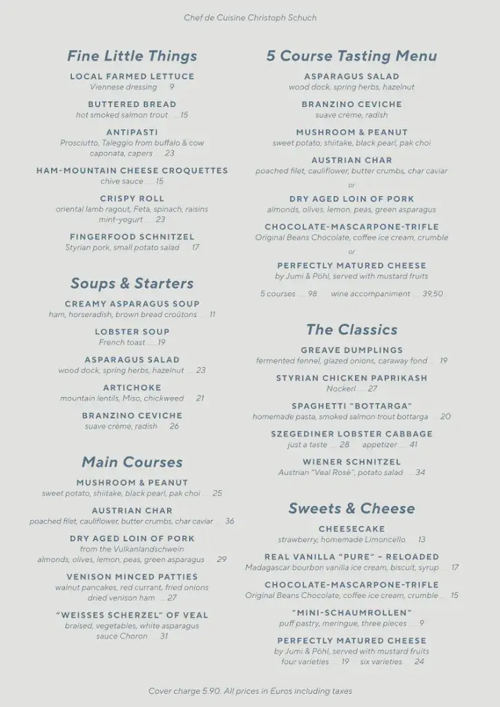 Menu_Vestibül Restaurant im Burgtheater_Austria_image_3