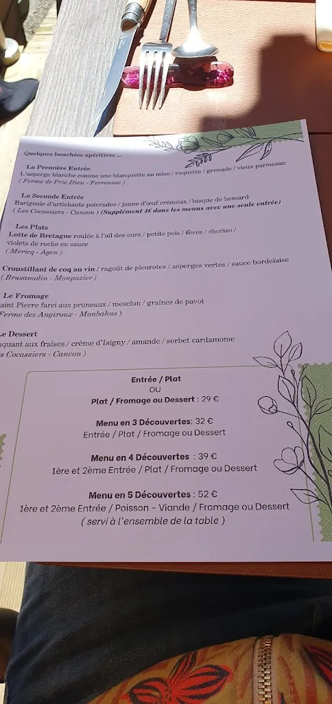 Menu_Restaurant L'Alvéole_Villeréal_image_4