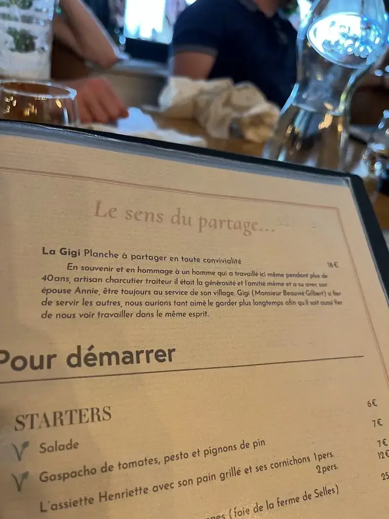 Menu_La Table de l'Europe - Hôtel & Gastronomie _Villeréal_immagine_2