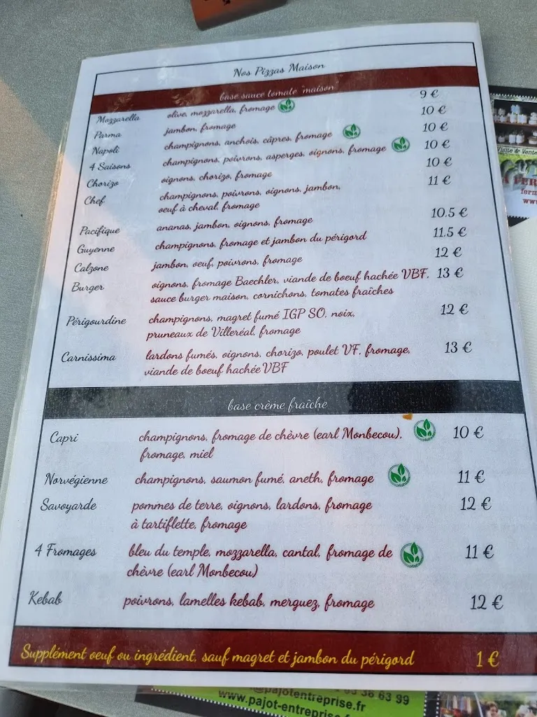 Menu_Le Pied de Poule_Villeréal_image_1