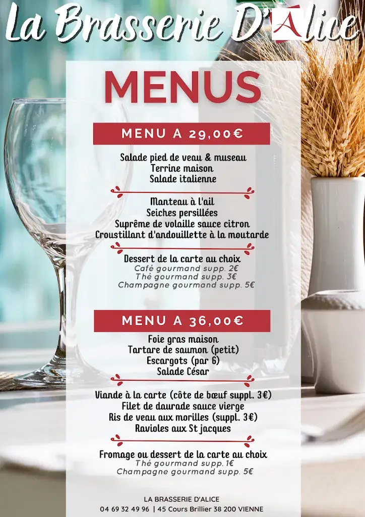 Menu_La Brasserie d'Alice_Vienne_image_3