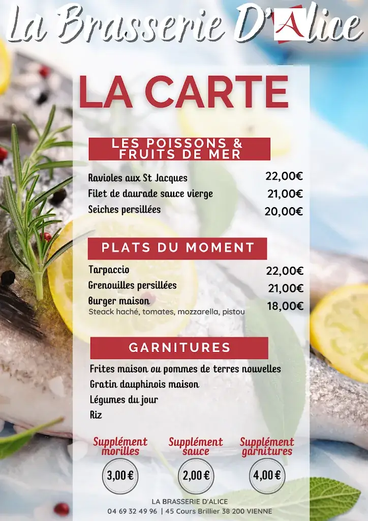 Menu_La Brasserie d'Alice_Vienne_image_4