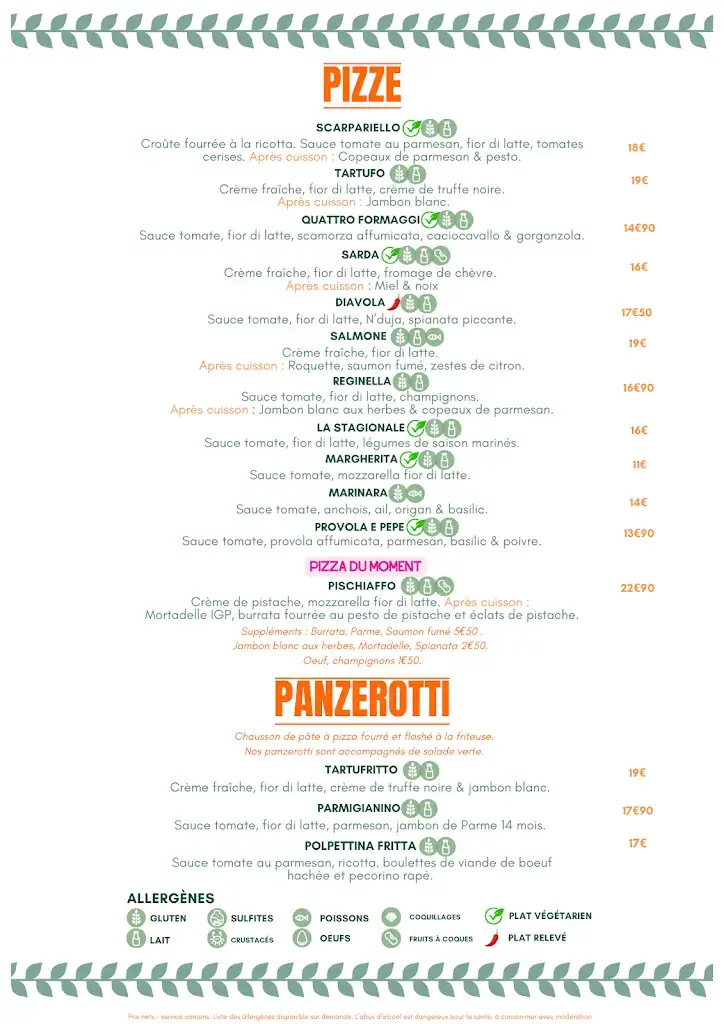 Menu_Lupo : restaurant Italien & pizzeria_Vienne_image_2