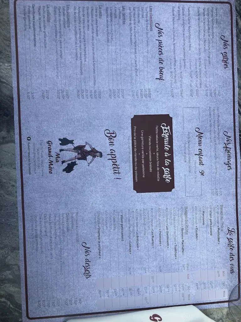 Menu_Ma Grand Mère_Vienne_image_4