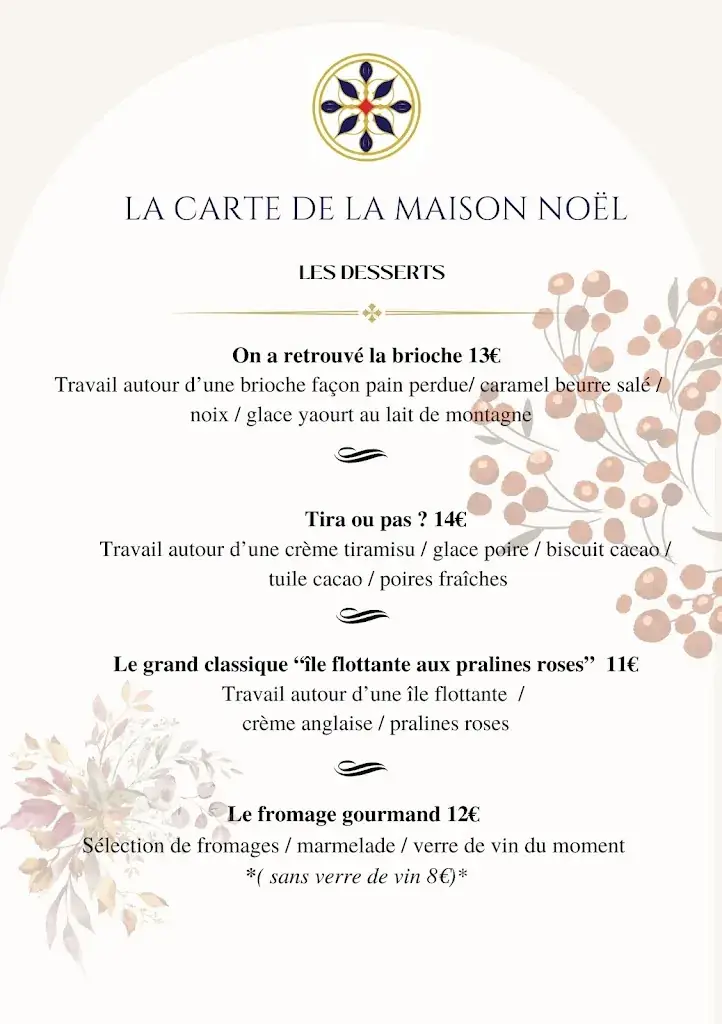 Menu_Restaurant Maison Noël_Vienne_image_2