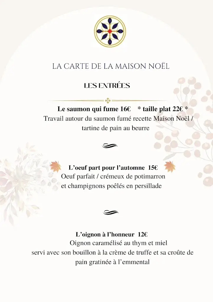 Menu_Restaurant Maison Noël_Vienne_image_3