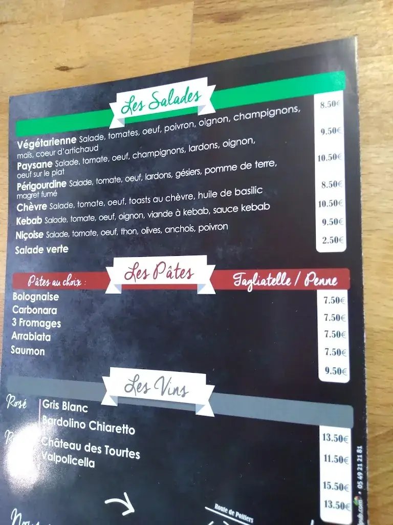 Menu_La Partenza_Vouillé_image_4