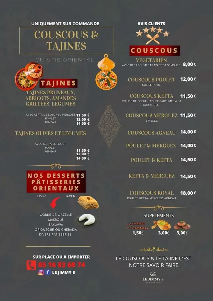 Menu_Le Jimmy's_Vivonne_immagine_1