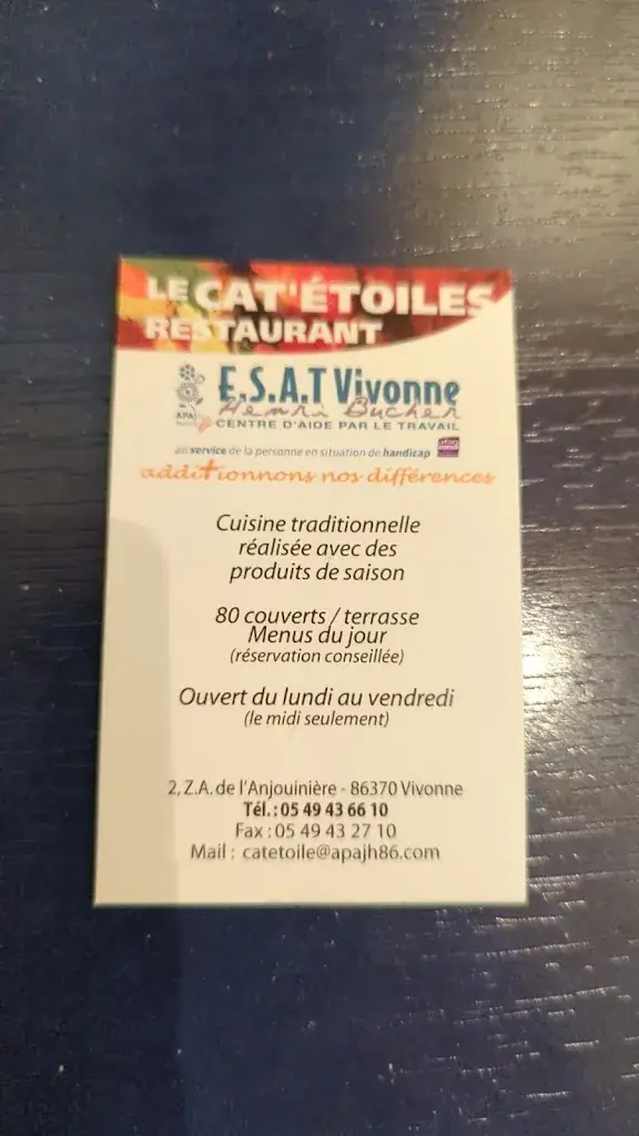 Ric Ben_Restaurant CAT'ETOILES_Vivonne_review