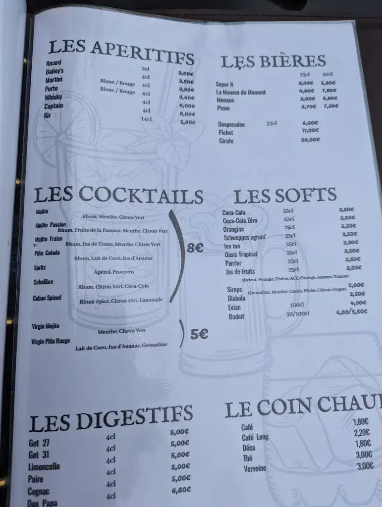 Menu_La Guinguette au bord de l'eau_d'Oingt_immagine_1