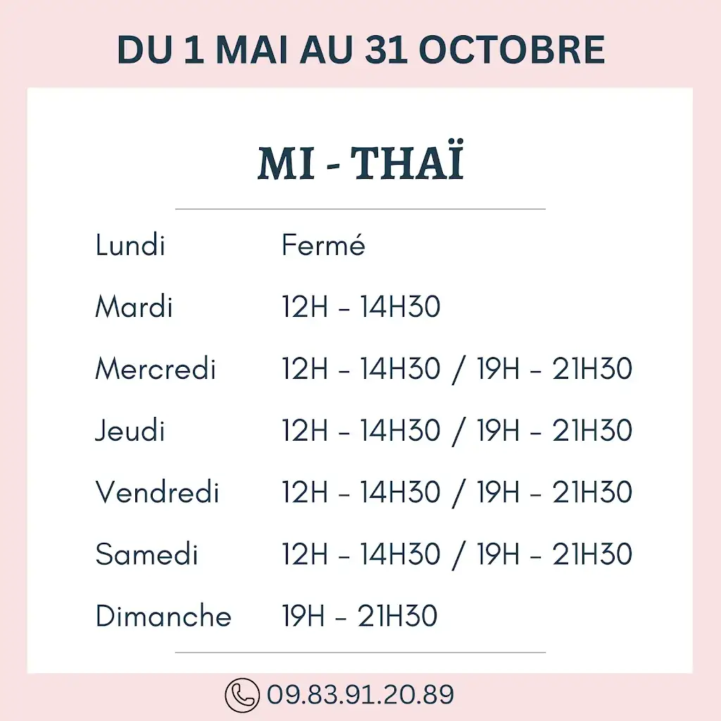 Mi - Thaï Restaurant in Abeilhan