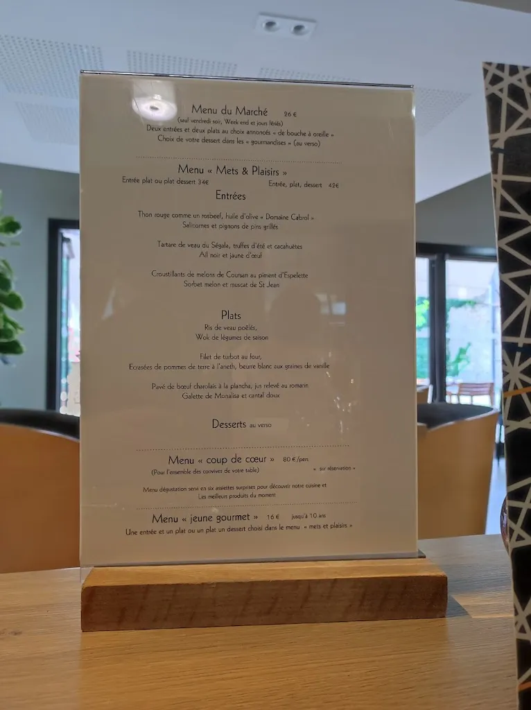 Menu_Hôtel Restaurant Mets et Plaisirs - À Mazamet_Mazamet_image_2