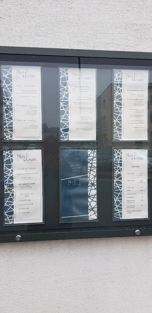 Menu_Hôtel Restaurant Mets et Plaisirs - À Mazamet_Mazamet_image_3