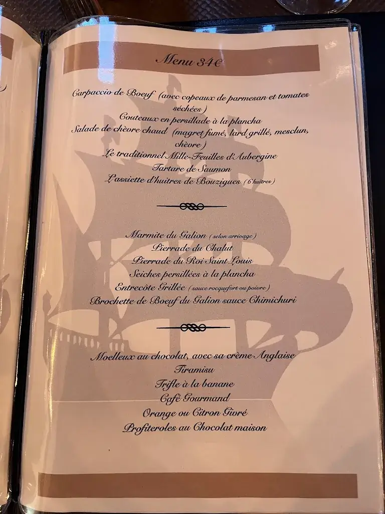 Menü_Restaurant Le Galion_Aigues-Mortes_Bild_4