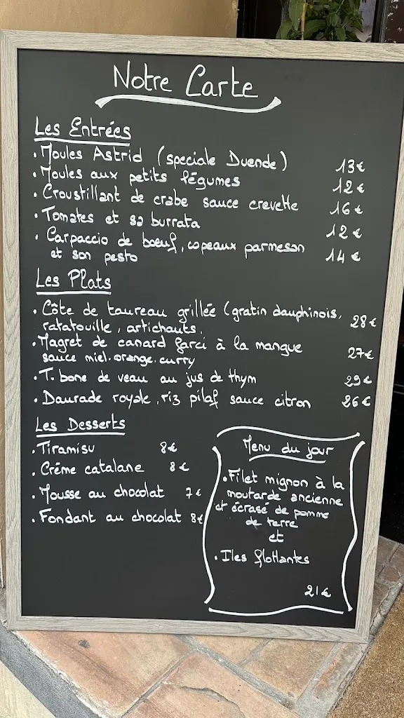 Menu_Restaurant Le Duende_Aigues-Mortes_image_1