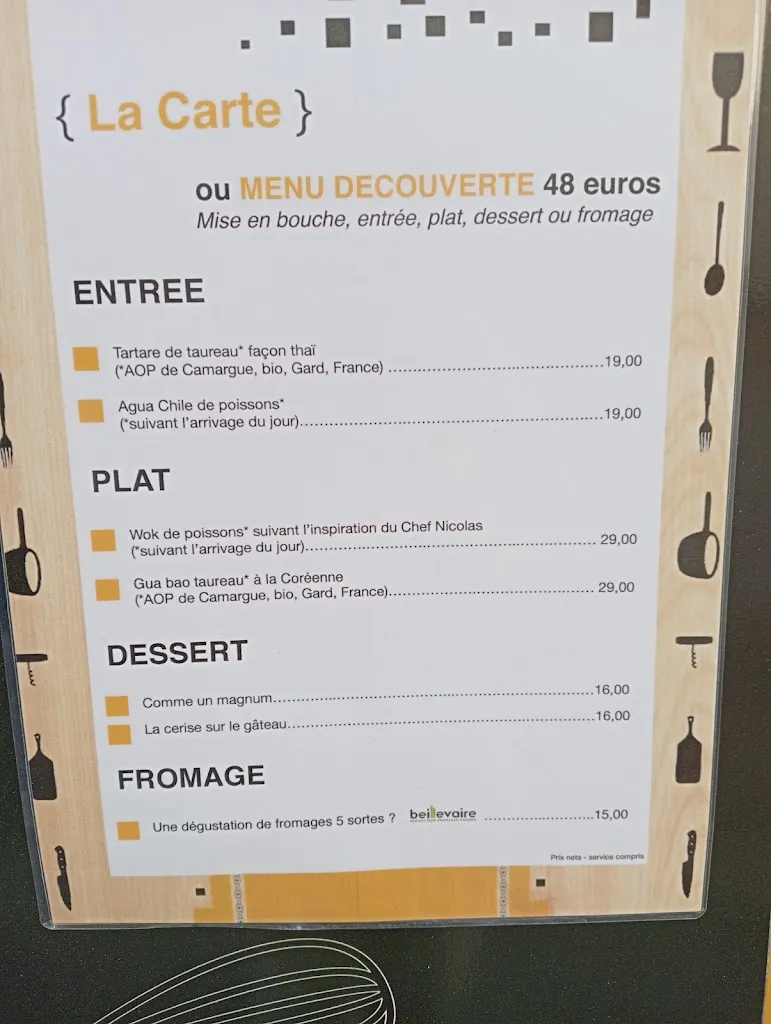 Menu_Restaurant l'Atelier de Nicolas_Aigues-Mortes_imagen_1