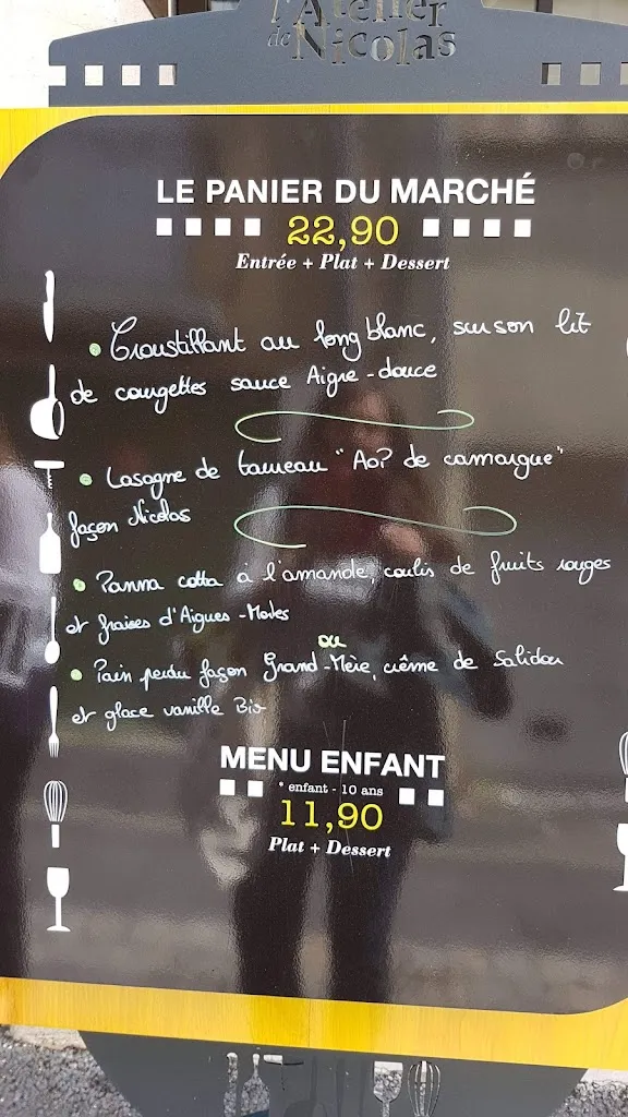 Menu_Restaurant l'Atelier de Nicolas_Aigues-Mortes_imagen_4