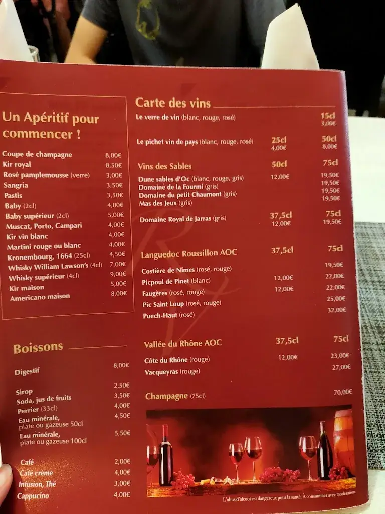 Menu_Restaurant Des Voyageurs_Aigues-Mortes_image_2
