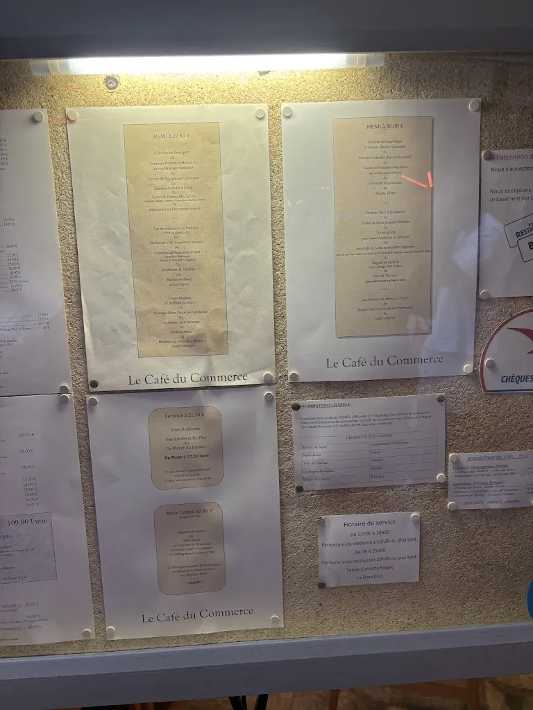 Menu_Restaurant Le Café Du Commerce_Aigues-Mortes_image_3