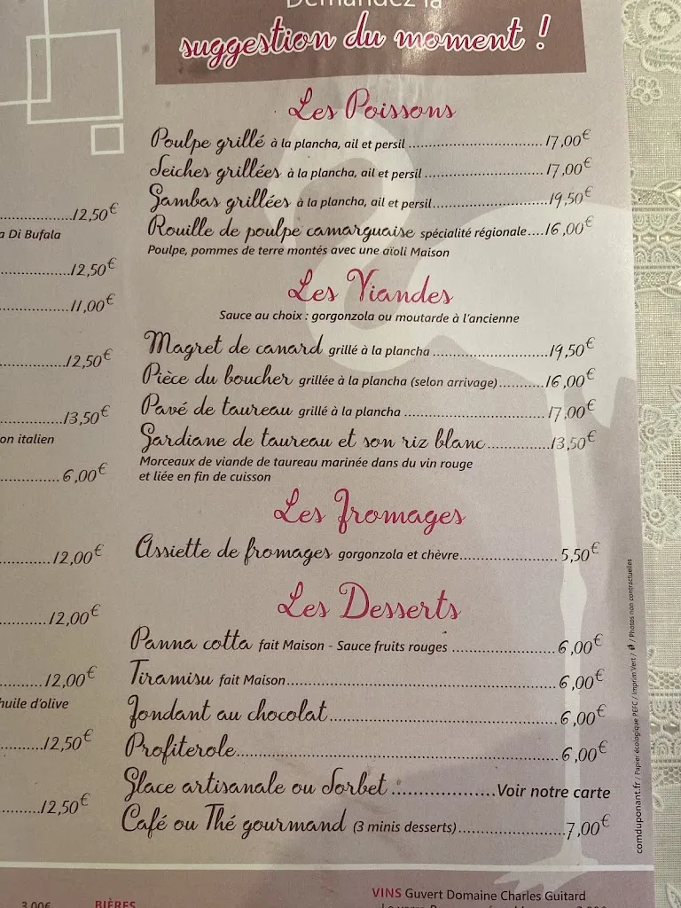 Menu_Le petit M - restaurant pizzeria_Aigues-Mortes_image_1