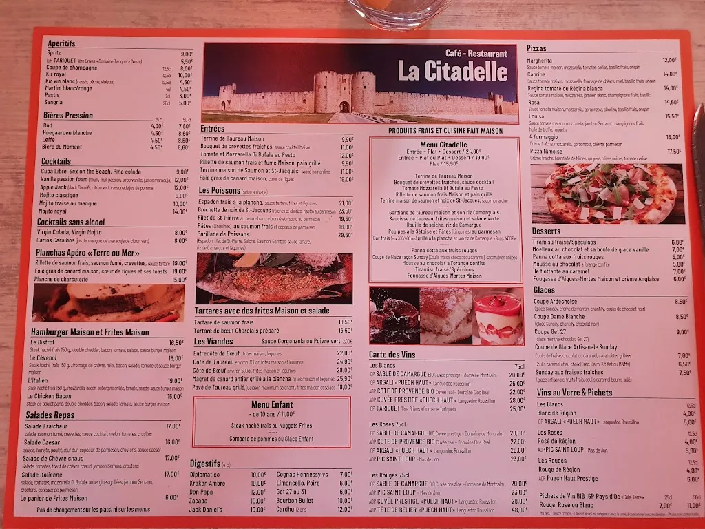Menu_Restaurant la Citadelle_Aigues-Mortes_image_3
