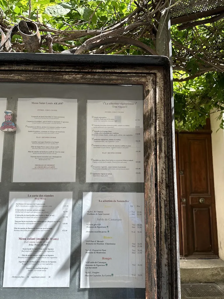 Menu_L'oustau camarguais_Aigues-Mortes_image_1