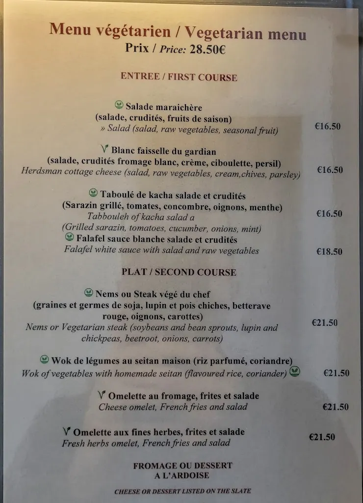 Menu_L'oustau camarguais_Aigues-Mortes_image_2