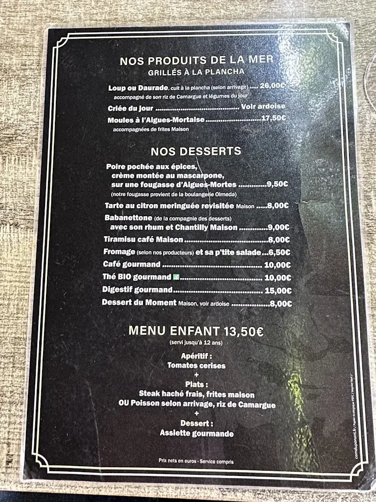 Menu_Restaurant CASA TORO LUNA_Aigues-Mortes_image_1